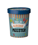 Snoepbakje Meester 12cm